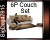[BD] 6P Couch Set