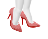 Z | Red Clear Pumps 
