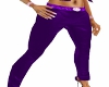 Purple shiny pants