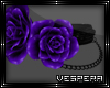 -V- Purple Rose Choker