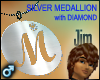 Silver Diamond M (M)