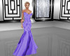 Purple Fishtail Gown