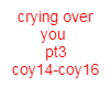 crying over you