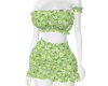 D!sexy floral green dres