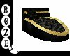 *R*Black/Gold Lounger