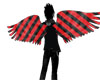 Angel Wings Red n Black