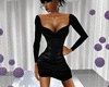 Lea Short Black Dress