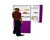 Purple fridge