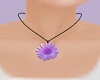 A~Purple Daisy Necklace