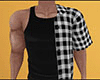 BW Plaid Shirt Tank (M)