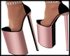 N. Sexy Pink Metal Shoes