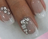 Wedding Diamond Nails