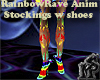 Rainbow Rave Stockings