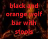 black&orange wolf bar