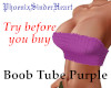 Boob Tube Purple