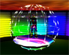Rainbow Neon Dance Cage