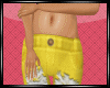 Kids Yellow Ripped Jeans