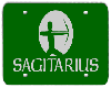 Sagitarius plate, green
