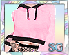 SG Hooded Pink Black