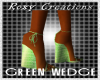 *ROC*K.I.S.S green Wedge