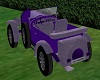 Purple Wedding Car