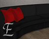 -E- Couch w/ Red Pillows