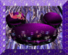 purple glitter sofa