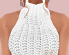 E* White Knitted Top