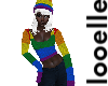 Saucy Sweater Rainbow