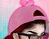 !N Tails Red Hat Pink
