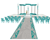 Wedding place Teal White