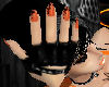 ~sm~ Orange Web Nails V2