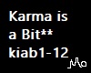 [DB] Karma is a Bit**