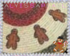 Gingerbread Round  Rug