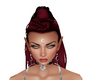 dark red braided