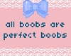 All boobs are perfect