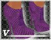 ·V· Channel Purple Shoes