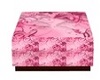 Pink Floral Ottoman