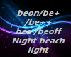 dj light beach night
