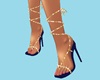 Chloe Diamond Heels  Blu