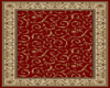 *R* Red Traditional Rug
