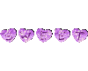 Sweet in purple hearts