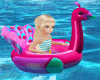 Pink Peacock Float
