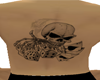 cards skull tattoo