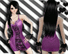 angle dress purple*