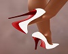 White Red Heel