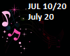 JULY 20