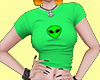 Alien T-Shirt Green