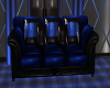 true blue couch