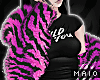 𝓒.WILD pink fur coat